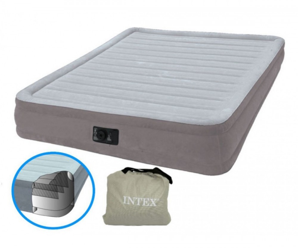 Intex comfort plush. Intex 67770. Intex 67768. Надувная кровать Intex Comfort-Plush. Надувная кровать Comfort Plush.