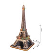 3D Пъзел с LED светлини EIFFEL TOWER, снимка 2