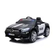 Акумулаторна кола Licensed Mercedes Benz SL500 Police Black, снимка 1