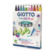 Акварелни маркери GIOTTO Turbo Soft Brush - връх тип четка, 10 класически цвята, снимка 1