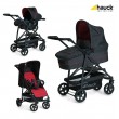 Бебешка количка Rapid 4 Plus Trio Set Caviar Tango Hauck, снимка 1