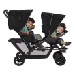 Бебешка количка за близнаци Graco Stadium Duo® - Black/Grey, снимка 3