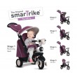 Smart Trike - Детска триколка SmarTrike Recliner Infinity 5 в 1, лилав цвят, снимка 2