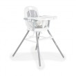 Детски стол за хранене Amaretti 3в1 сив, снимка 2