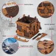 Дървен 3D пъзел Wooden City, серия Escape Room - Кутия, снимка 5