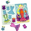 Дървен пъзел Дрехи за русалка Melissa and Doug, снимка 4