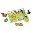 Дървен пъзел Melissa and Doug Домашни любимци 13724, снимка 2