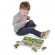 Дървен пъзел Melissa and Doug Фермата на Макдоналдс с песничка 10738, снимка 3