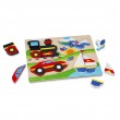 Дървен пъзел Превозни Средства Melissa and Doug, снимка 4