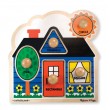 Дървен пъзел с геометрични форми Melissa and Doug, снимка 1