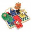 Дървен пъзел с геометрични форми Melissa and Doug, снимка 2