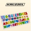 Дървен пъзел с цифри и азбука на английски език - 20 части - Kruzzel, снимка 5