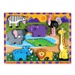 Дървен пъзел Сафари 8 части Melissa and Doug, снимка 1