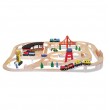 Дървена влакова композиция 132 части Melissa and Doug, снимка 2