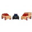 Дървени коли Mini 3-Pack rescue vehicles 53106, снимка 1