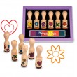 Дървени печати с дръжка Melissa and Doug, снимка 1