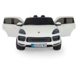 Електрическа кола Porsche Cayenne S за две деца Injusa, с дистанционно и батерия 12V, бяла, снимка 4