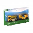 Brio - Играчка камионче Tanker Truck with Wagon
, снимка 1