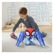 Игрален комплект Hasbro Marvel Spidey Web-Quarters, със светлини, звуци, кола и фигурка Spidey, снимка 6