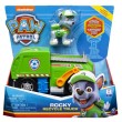 Игрален комплект Spin Master Paw Patrol фигура и превозно средство Rocky, снимка 1