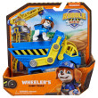 Игрален комплект Spin Master Paw Patrol Rubble &amp; Crew фигурка и превозно средство - Wheeler, снимка 1