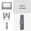 Кошара HAUCK Sleep N Play SQ Nordic Grey, снимка 2