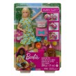 Кукла Barbie - Игрален комплект: Парти с кученца, снимка 1