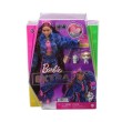 Кукла Mattel Barbie Extra със син леопардов костюм, домашен любимец и аксесоари, снимка 1