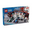 LEGO® City 60444 - Гараж от F1® с коли Mercedes-AMG и Alpine, снимка 1