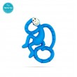 Matchstick Monkey Mini Monkey Teether чесалка с апликатор - Blue, снимка 1