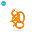 Matchstick Monkey Mini Monkey Teether чесалка с апликатор - Orange, снимка 1