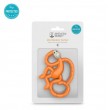 Matchstick Monkey Mini Monkey Teether чесалка с апликатор - Orange, снимка 4