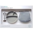 Minikoioi Feeding Set комплект за хранене - 100% силикон - 6 м+, Grey, снимка 1