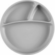 Minikoioi Portions силиконова чиния с вакуум - Grey, снимка 1