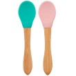 Minikoioi Scoops бебешки лъжици - 2 бр. - Green/Pink, снимка 1