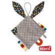 Moms care Мека играчка - одеялце за гушкане с ушички, снимка 1