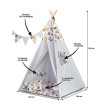 Палатка Tipi Raccоns Grey Caretero Toyz, снимка 5