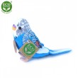 Плюшен Вълнист папагал, зелен, 11 см., със звук, серия Еко приятели, снимка 2