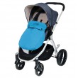 Mountain Buggy - Покривало за крачета за количка Cosmopolitan Turquoise, снимка 1