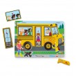 Пъзел Melissa&amp;Doug автобус със звуци 10739, снимка 1