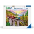 Пъзел Ravensburger 1500 ел. - Пътуване с влак през есента, снимка 1