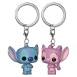 Сет от 2 бр ключодържатели Stitch &amp; Angel, снимка 2