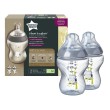 Шише за хранене Tommee Tippee Closer to Nature Easi vent, 260мл бухал, момче, 2 бр., снимка 4