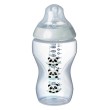 Шише за хранене Tommee Tippee Closer to Nature Easi Vent, 340мл, панда, момиче, снимка 1