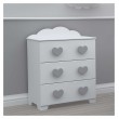 Скрин Bambino Casa Cuori Grandi Felici baby light gray, снимка 1