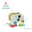 Сортер за дърпане "Слонче" - Jungle Animals, снимка 3