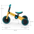 Триколка Kinderkraft 4trike 3в1, Yellow, снимка 5