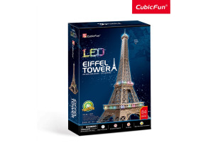 3D Пъзел с LED светлини EIFFEL TOWER