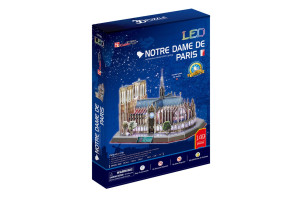 3D Пъзел с LED светлини NOTRE DAME De PARIS