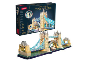 3D Пъзел Tower Bridge - Отварящ се с LED светлини